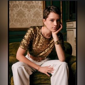 Sezane LUDMILLA BLOUSE sz 34